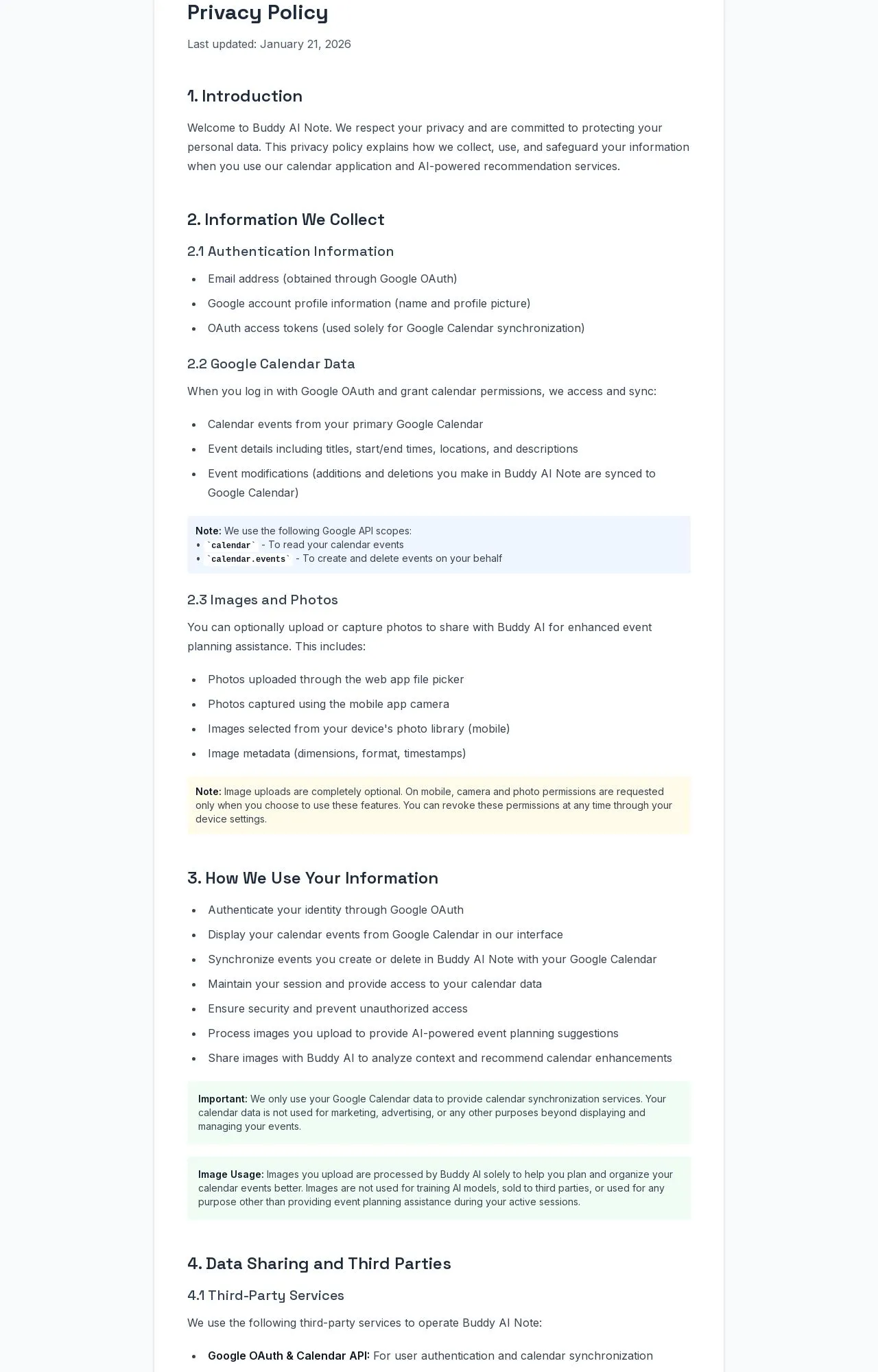 Evidence screenshot: Policy screenshot