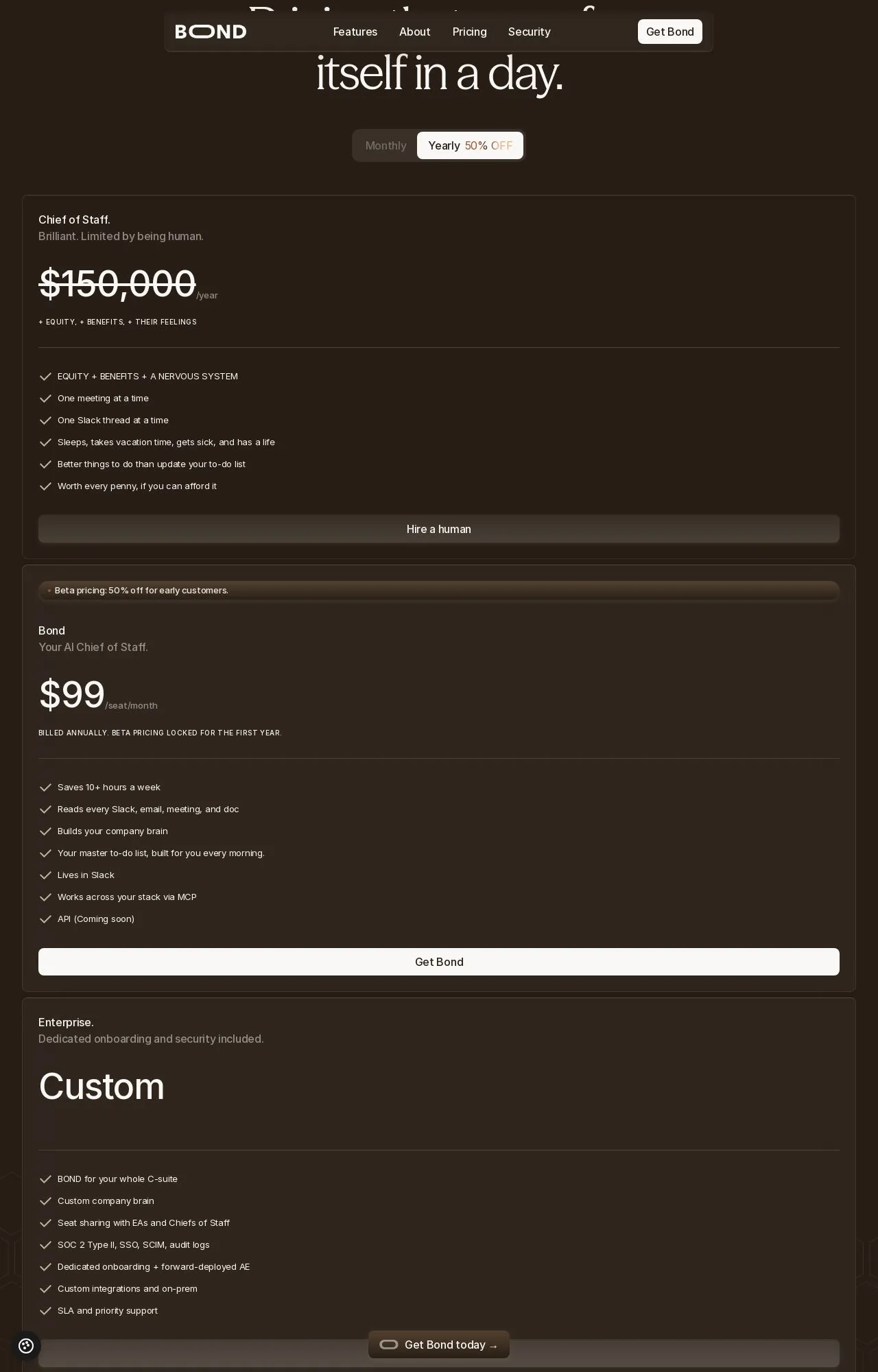 Evidence screenshot: Pricing screenshot