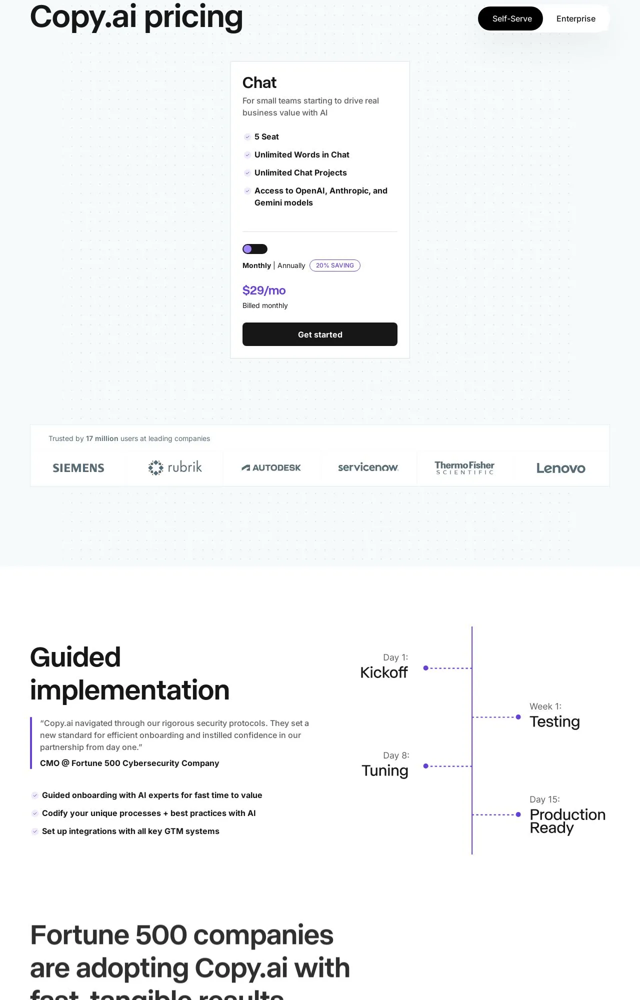 Evidence screenshot: Pricing screenshot