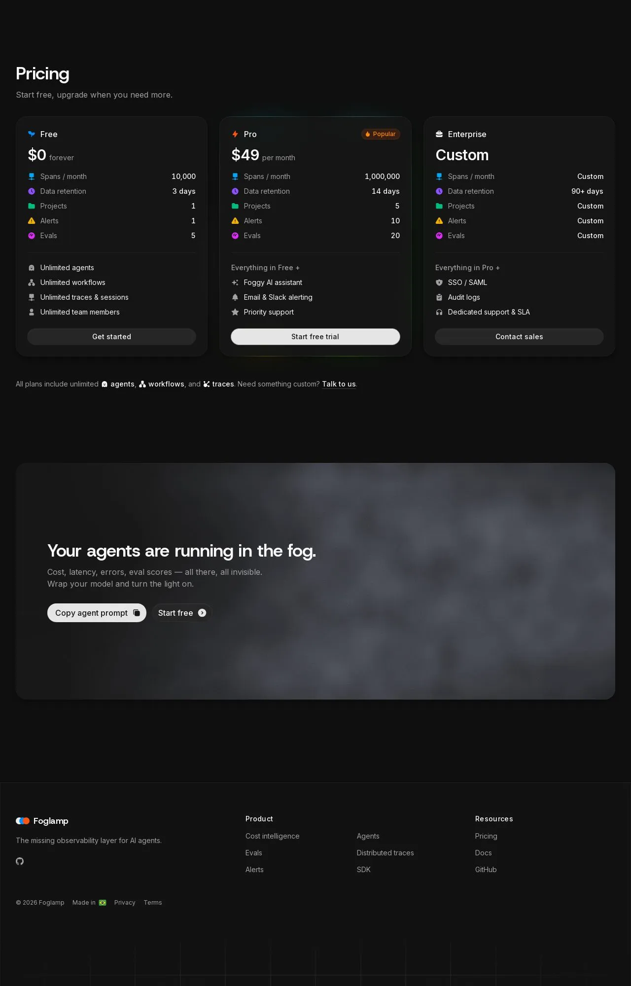 Evidence screenshot: Pricing screenshot