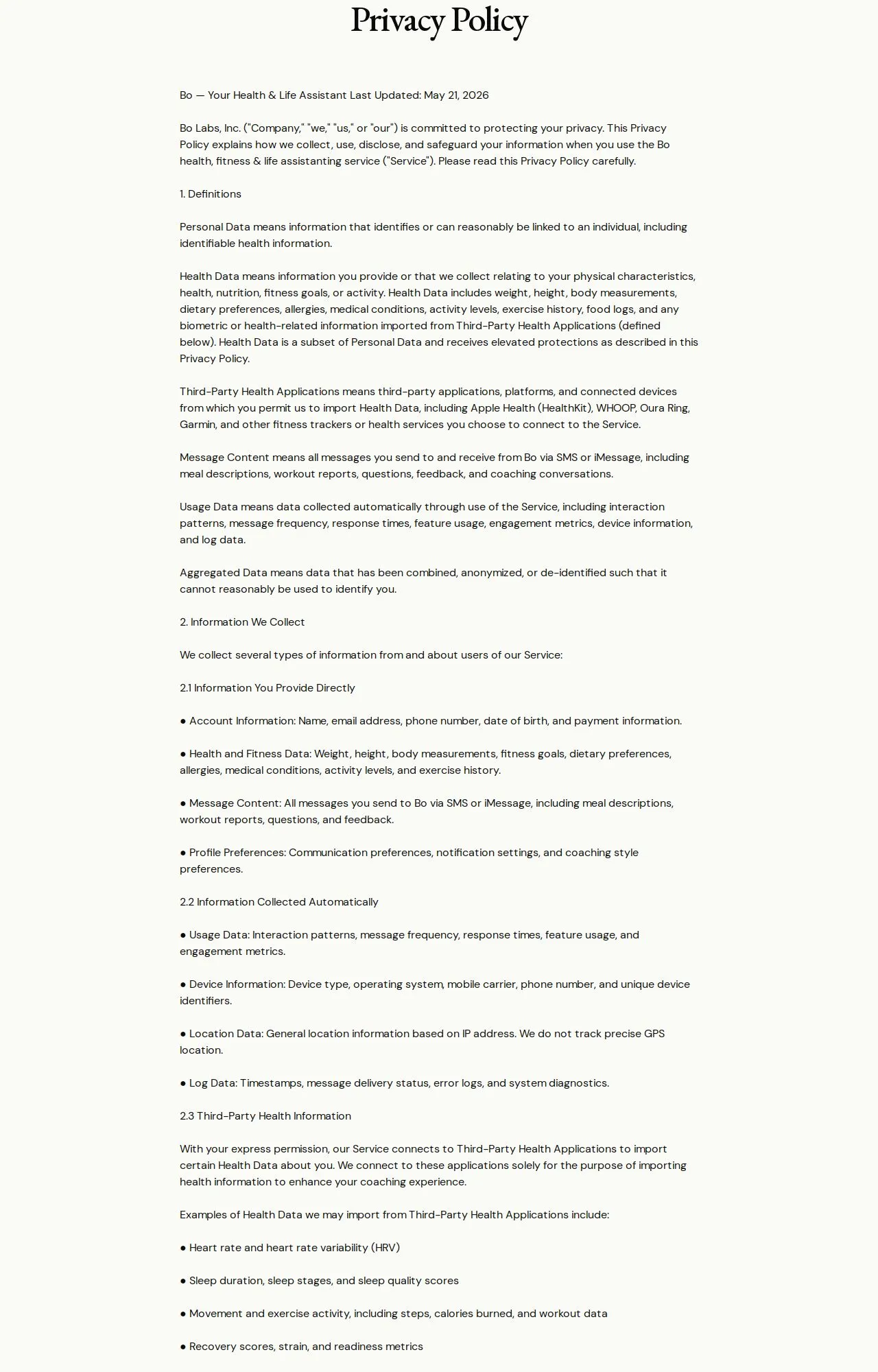 Evidence screenshot: Policy screenshot
