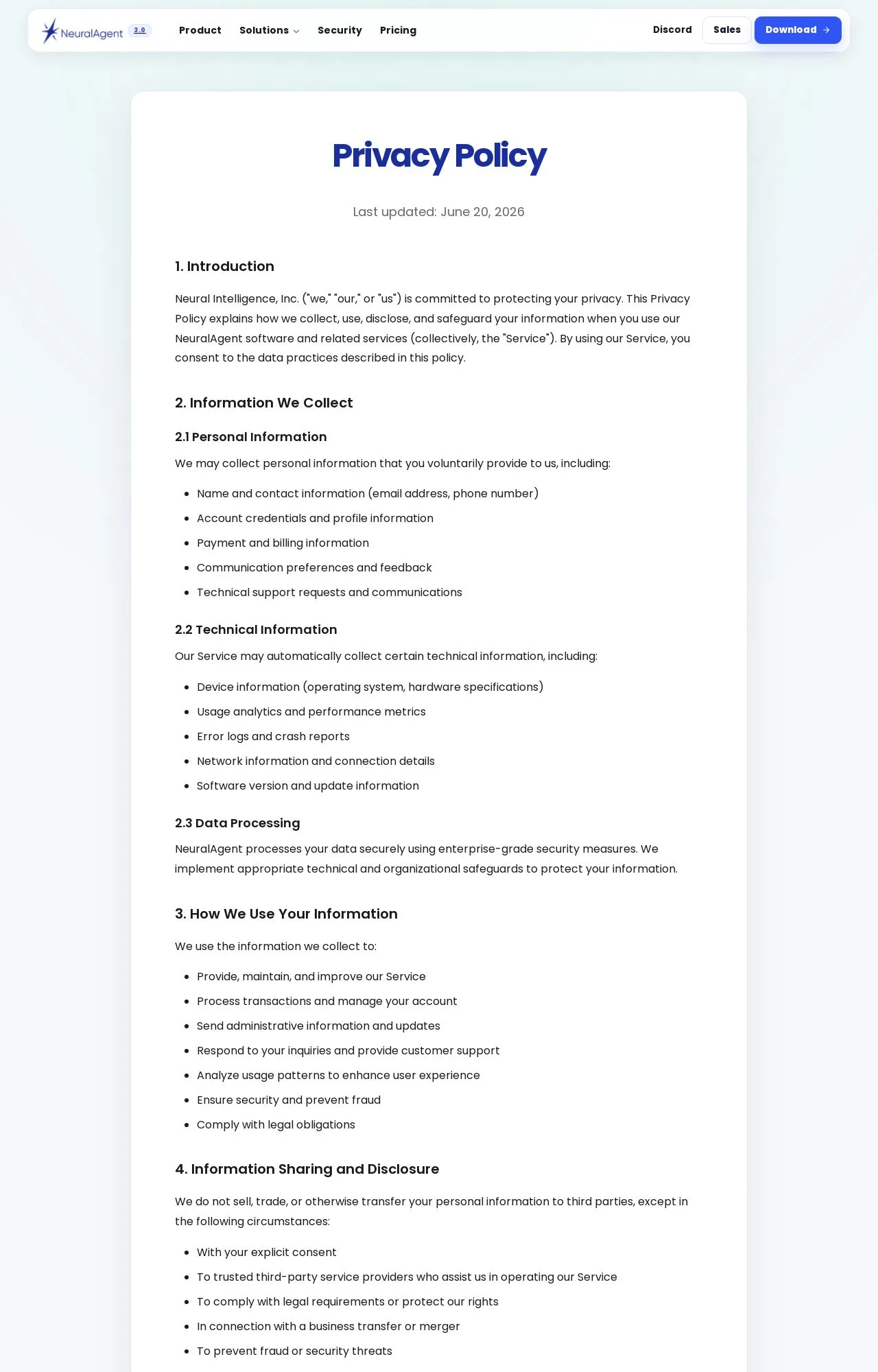 Evidence screenshot: Policy screenshot