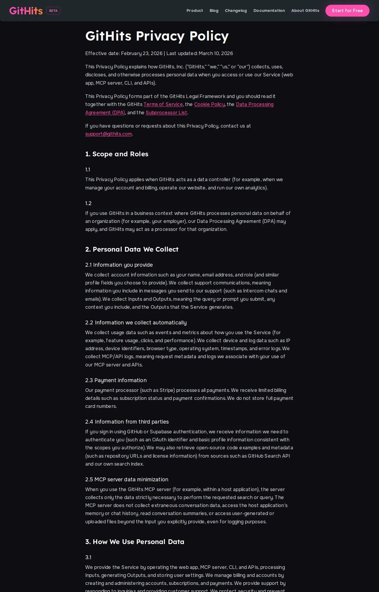 Evidence screenshot: Policy screenshot