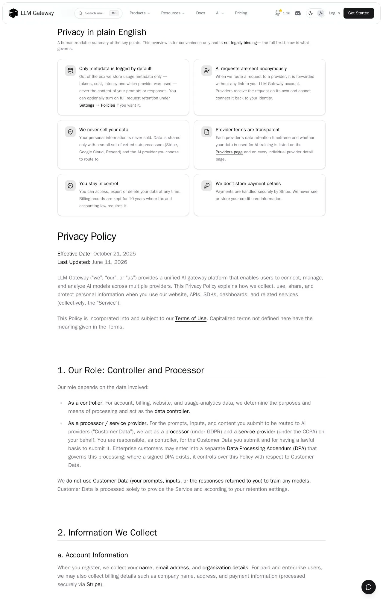 Evidence screenshot: Policy screenshot
