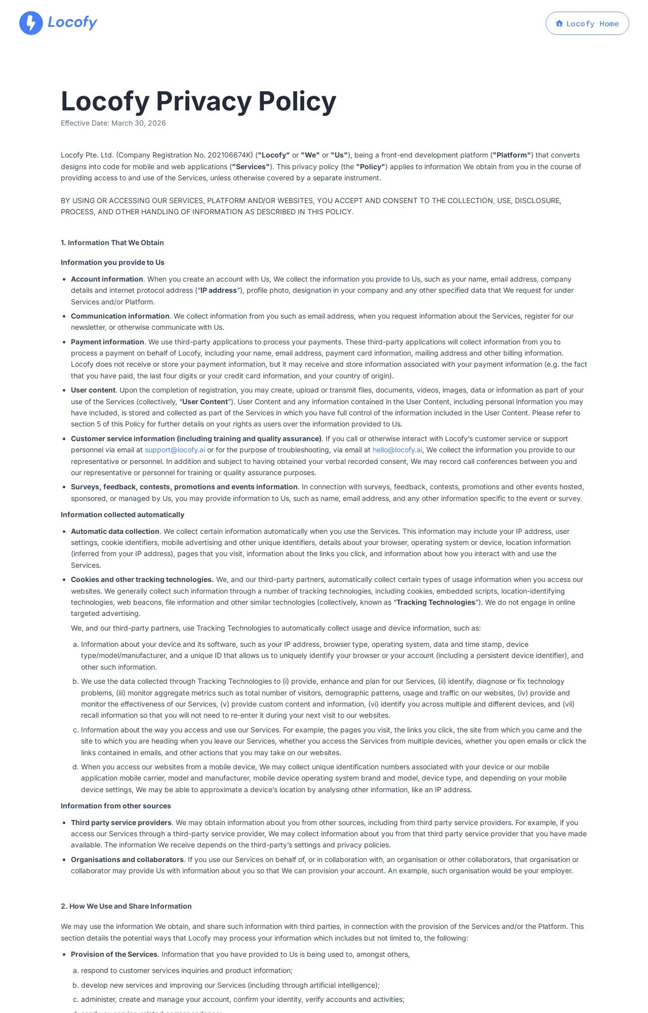 Evidence screenshot: Policy screenshot