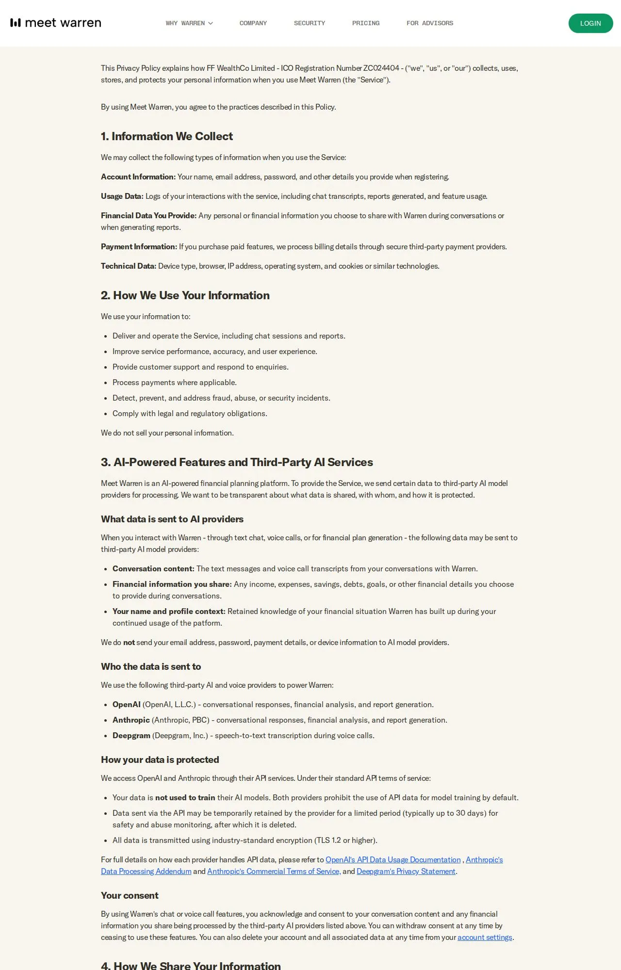 Evidence screenshot: Policy screenshot