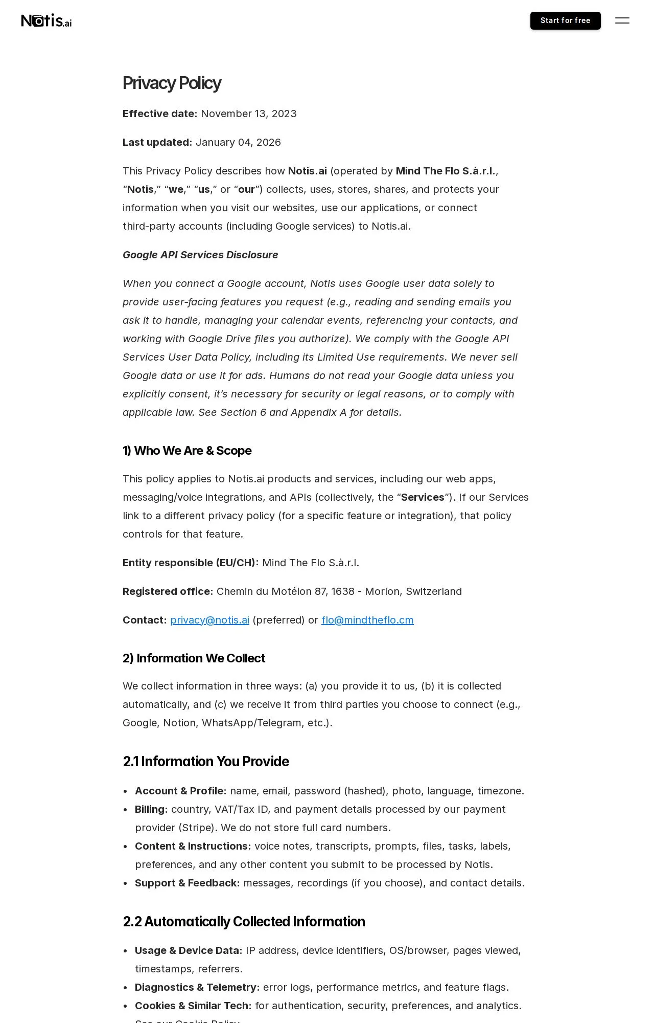 Evidence screenshot: Policy screenshot