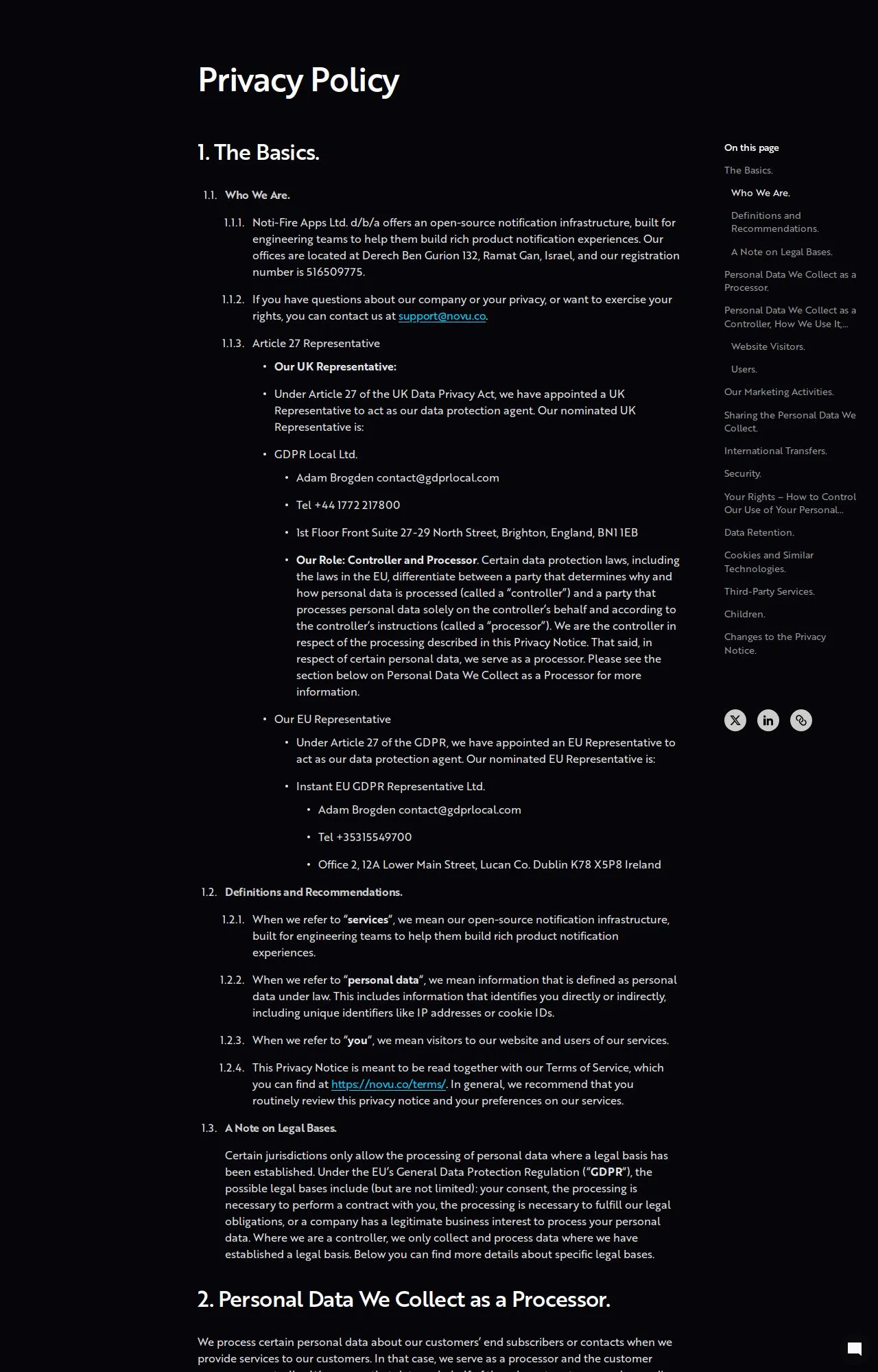 Evidence screenshot: Policy screenshot