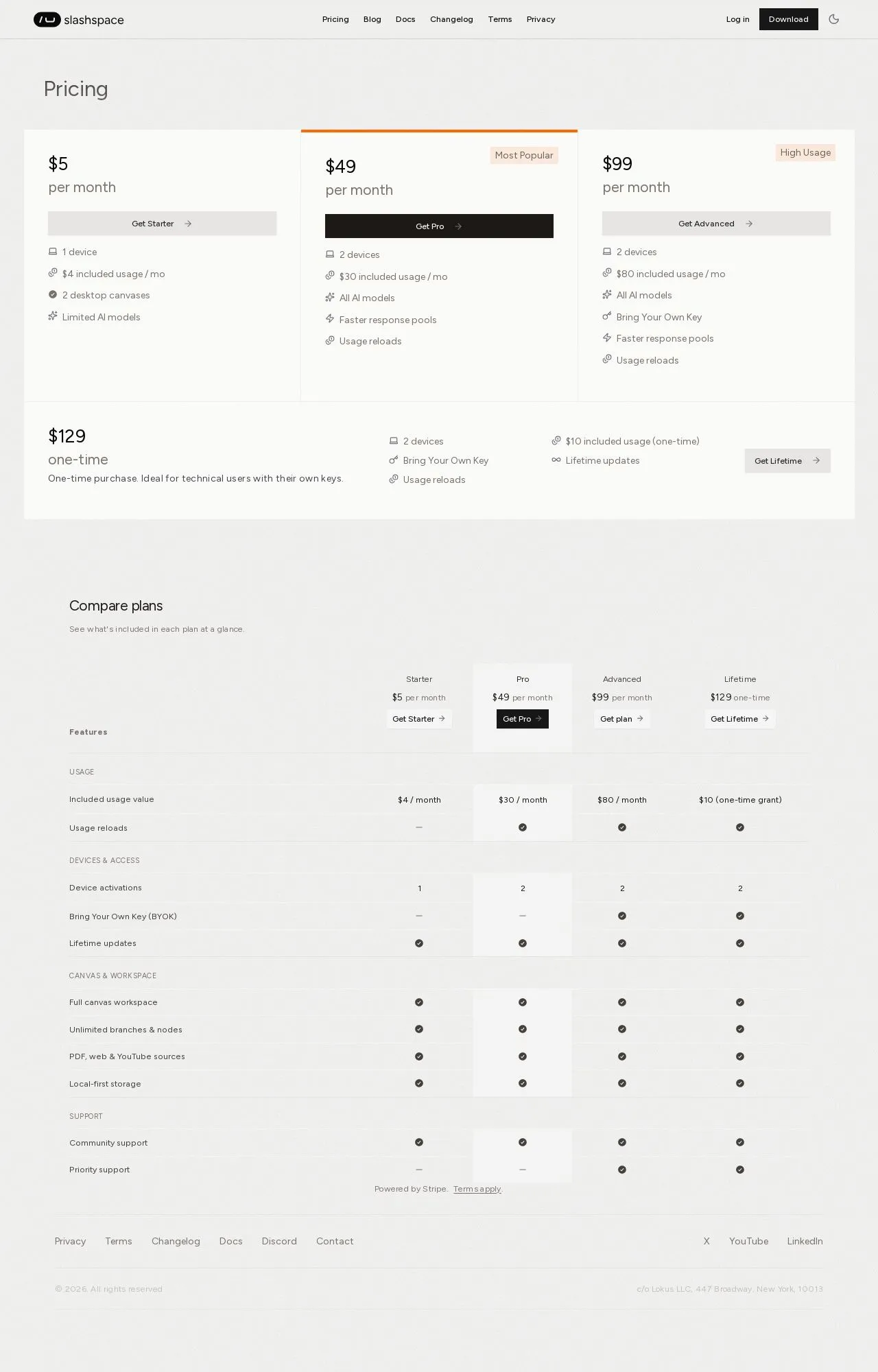 Evidence screenshot: Pricing screenshot
