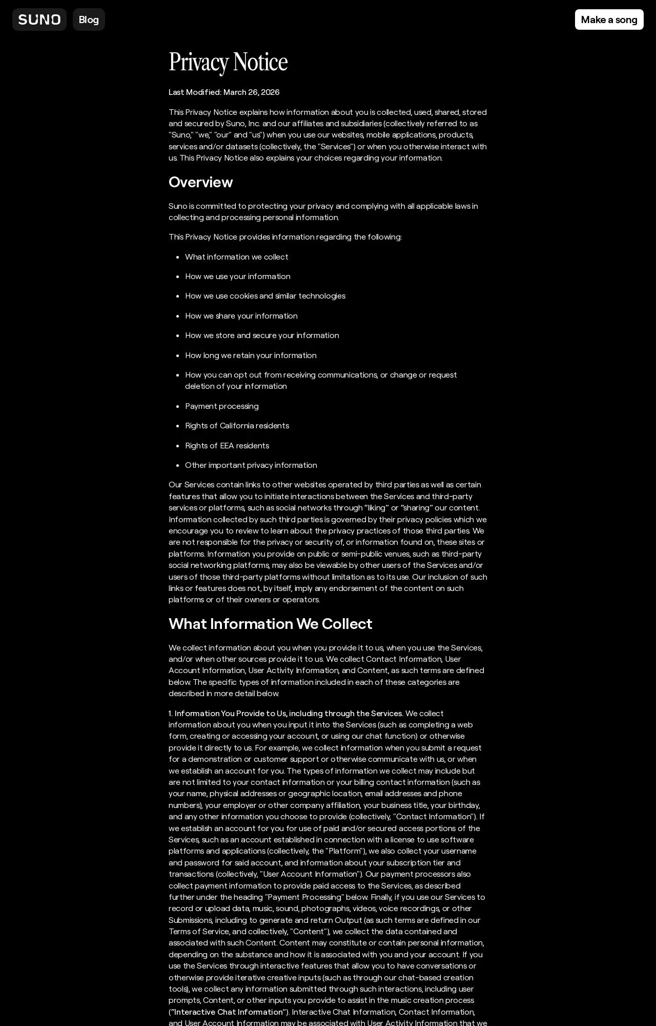 Evidence screenshot: Policy screenshot