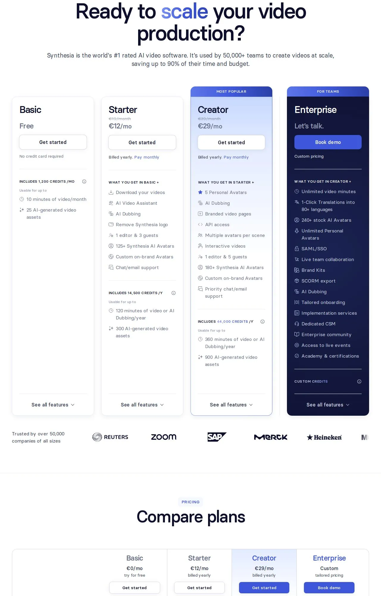 Evidence screenshot: Pricing screenshot