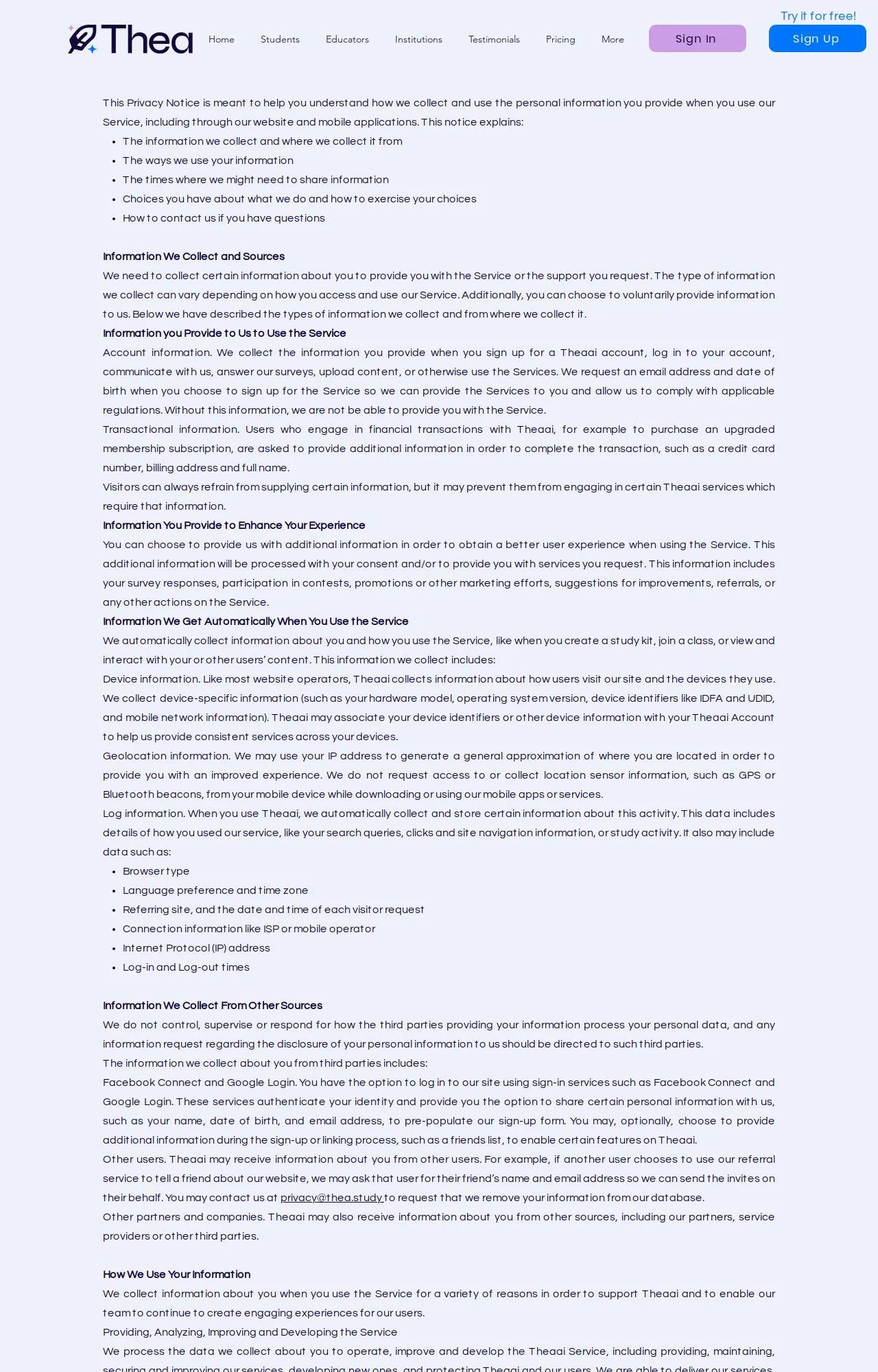 Evidence screenshot: Policy screenshot