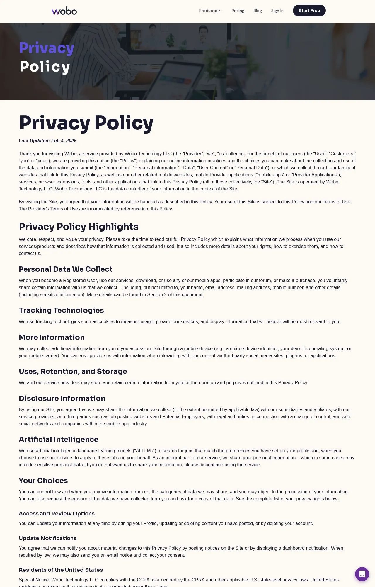 Evidence screenshot: Policy screenshot